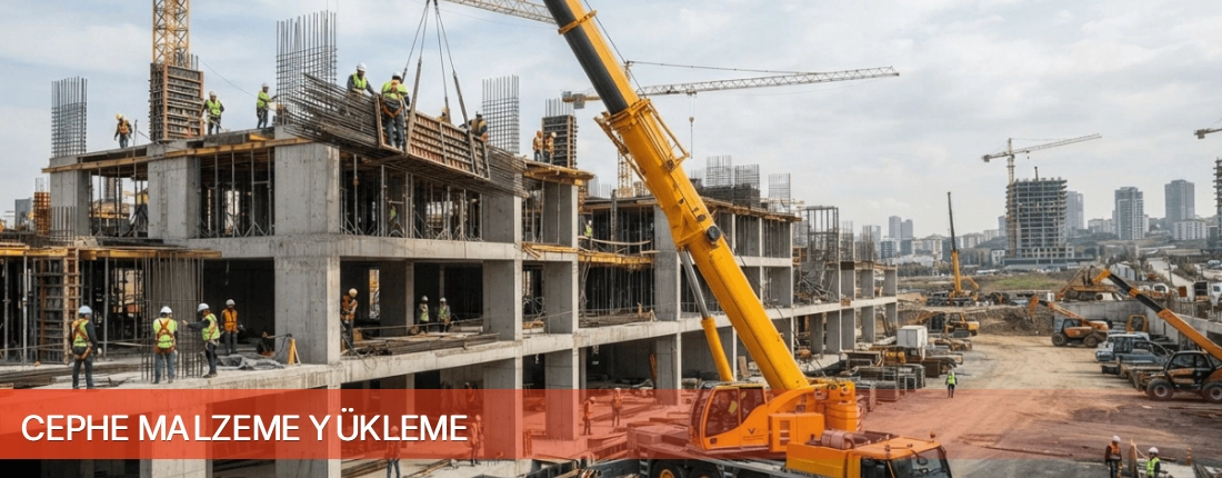 Çanakkale İli Cephe Malzeme Yükleme