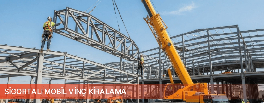 Çanakkale İli Sigortalı Mobil Vinç Kiralama