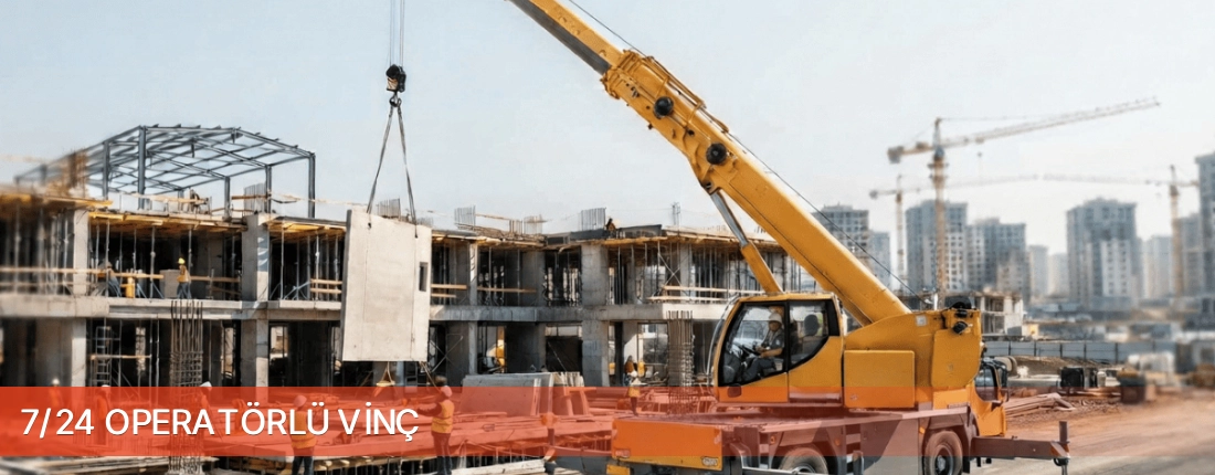 Çanakkale İli 7/24 Operatörlü Vinç